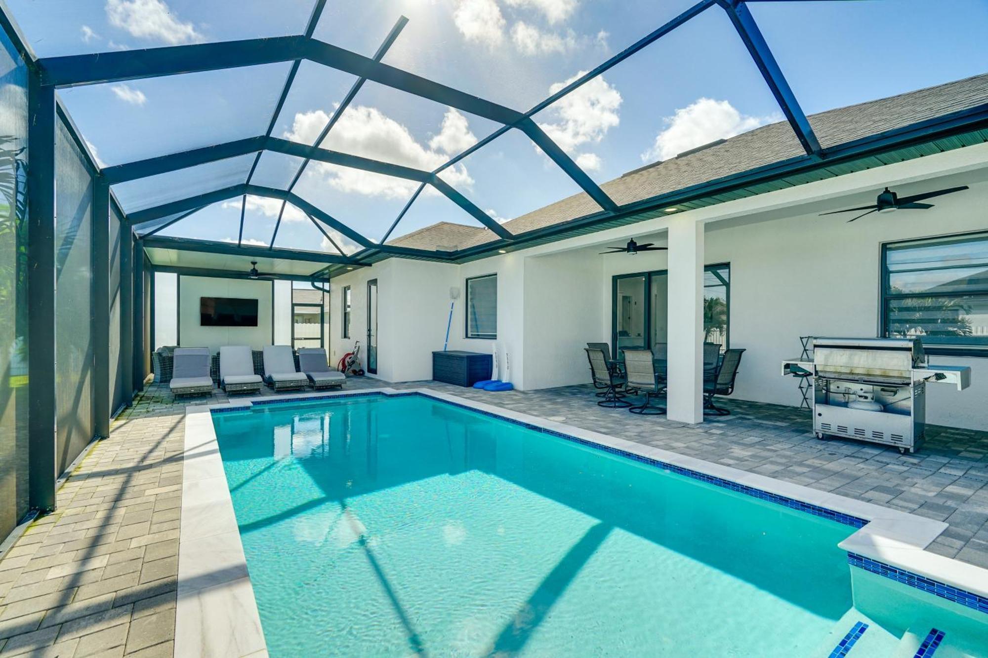 Cape Coral Escape Furnished Lanai And Private Pool! Villa Kültér fotó